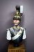 Front French Saxon Cuirassier - Waterloo 1815 fine scale model bust kit produced by Black Eagle Miniatures