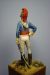 Rear Lieutenant Colonel Patrick Maxwell 19th Light Dragoons, Battle of Assay - 1803 a 75mm figure fine scale model kit produced by Hawk Miniatures