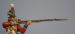 Firing Arms Grenadier Guard Private - kneeling, Battle of Waterloo 1815 - 75mm figure fine scale model kit produced by Hawk Miniatures