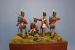Rear Grenadier Guards Figure Set, Battle of Waterloo 1815 with four 75mm figure fine scale model kits produced by Hawk Miniatures