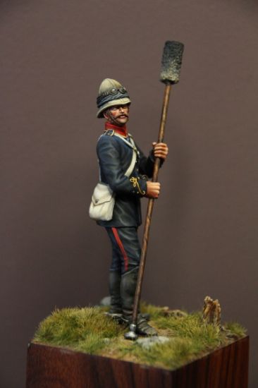 Right Royal Artillery, Sudan Campaign 1880 - 75mm figure fine scale model kit produced by Hawk Miniatures
