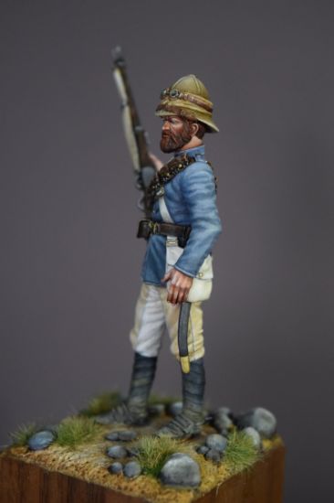 Left Guards Camel Corps, Sudan Campaign 1880 - 75mm figure fine scale model kit produced by Hawk Miniatures