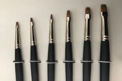 Flat Kolinsky Sable Paintbrush