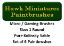 Micro Gaming Paintbrush Set Size 1 (Set of 6 Rounds)