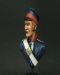 Front View - British Royal Artillery, Cape Wars 1830 - fine scale model bust kit produced by Black Eagle Miniatures