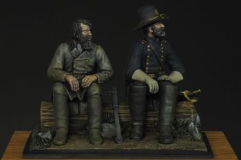 Internment, Battle of Antietam 1862 a 75mm figure fine scale model kit produced by Hawk Miniatures