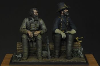 Internment, Battle of Antietam 1862 a 75mm figure fine scale model kit produced by Hawk Miniatures