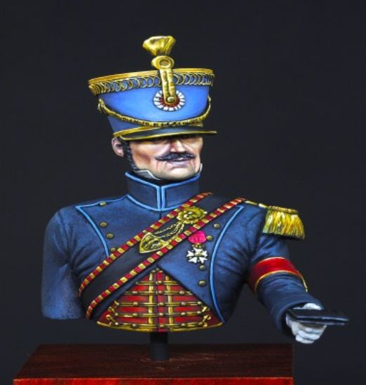 Front: General C E Gudin de la Sablonnière in ADC uniform