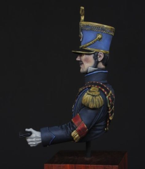 Left: General C E Gudin de la Sablonnière in ADC uniform