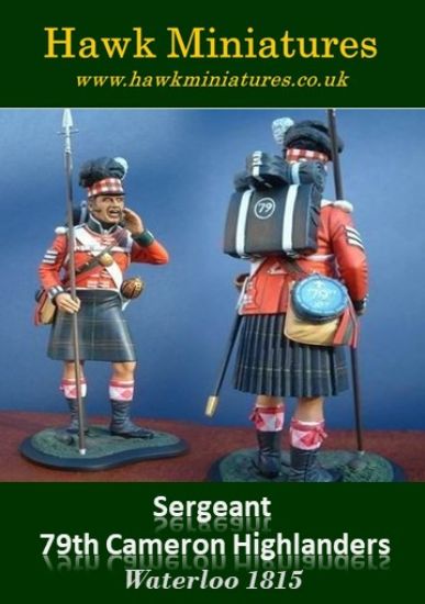Sergeant 79th Cameron Highlanders, Waterloo 1815