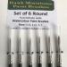 Kolinsky Sable Round 6-brush set